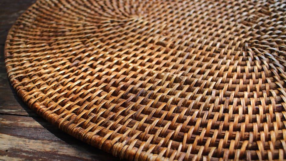 Woven texture representing network fabric